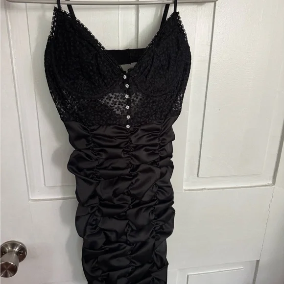 victoria's secret ruched dress Victorias Secret Sheath Dress Womens S Blue Body Con Sleeveless Ruched Cocktail